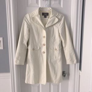 Ann Taylor - Cream Winter Jacket - Small